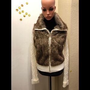 New Faux Fur Winter Sweater Vest!!!